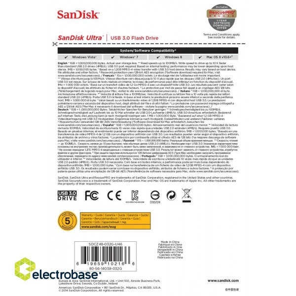 SanDisk Ultra USB flash drive 32 GB USB Type-A 3.2 Gen 1 (3.1 Gen 1) Black image 8