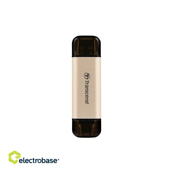 Transcend JetFlash 930C USB flash drive 128 GB USB Type-A / USB Type-C 3.2 Gen 1 (3.1 Gen 1) Gold фото 4