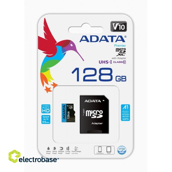 ADATA Premier 128 GB MicroSDXC UHS-I Class 10 paveikslėlis 4