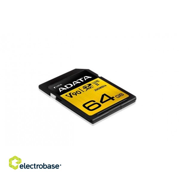 ADATA Premier ONE 64 GB SDXC UHS-II Class 10 image 2