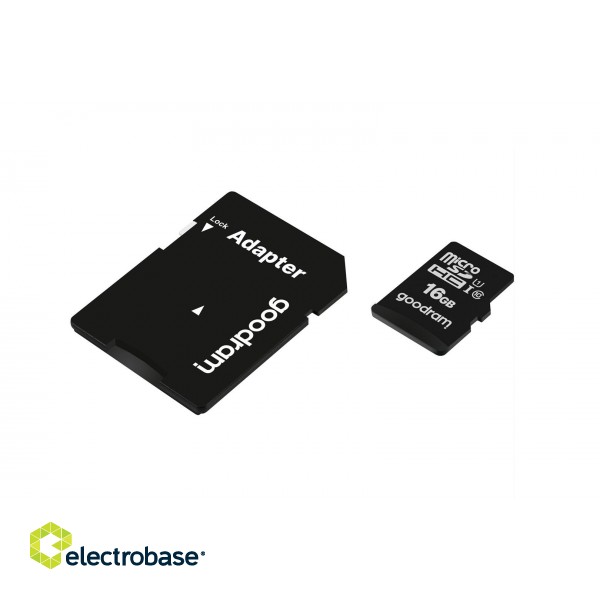 Goodram M1AA-0160R12 memory card 16 GB MicroSDHC Class 10 UHS-I paveikslėlis 2