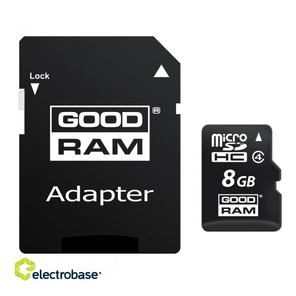 Goodram M40A 8 GB MicroSDHC UHS-I Class 4 image 1