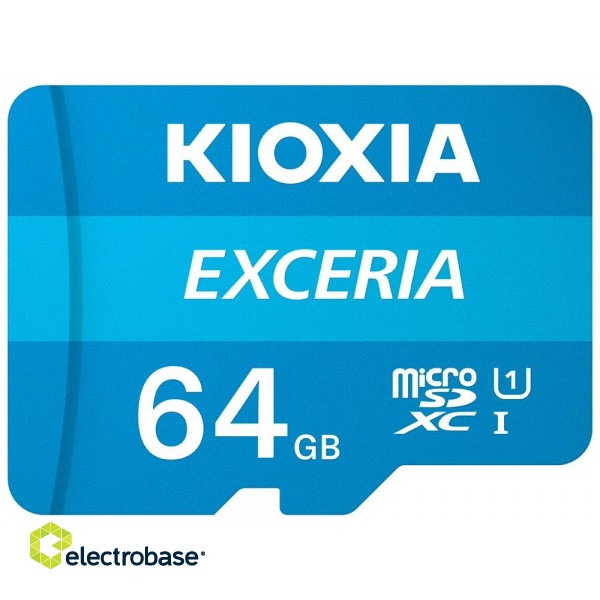 Kioxia Exceria memory card 64 GB MicroSDXC Class 10 UHS-I