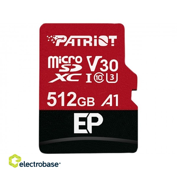 Patriot Memory PEF512GEP31MCX memory card 512 GB MicroSDXC Class 10 paveikslėlis 1