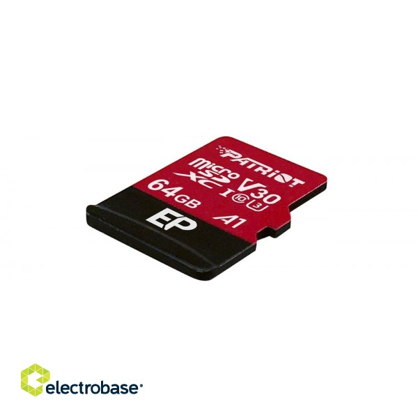 Patriot Memory PEF64GEP31MCX memory card 64 GB MicroSDXC Class 10 paveikslėlis 2