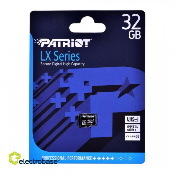 Patriot Memory PSF32GMDC10 memory card 32 GB MicroSDHC UHS-I Class 10