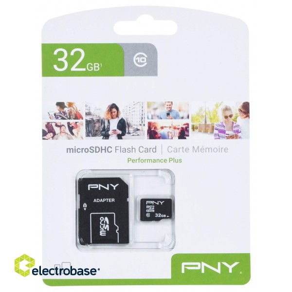 PNY Performance Plus 32 GB MicroSDHC Class 10 image 1