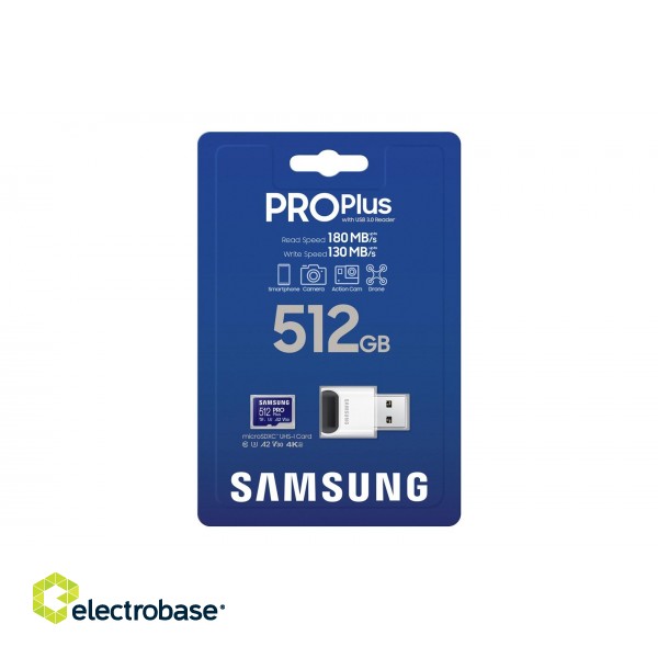 Samsung SAMSUNG PRO Plus microSD 512GB фото 7