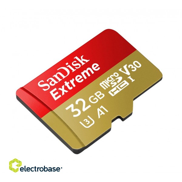 SanDisk Extreme 32 GB MicroSDHC UHS-I Class 10 paveikslėlis 3