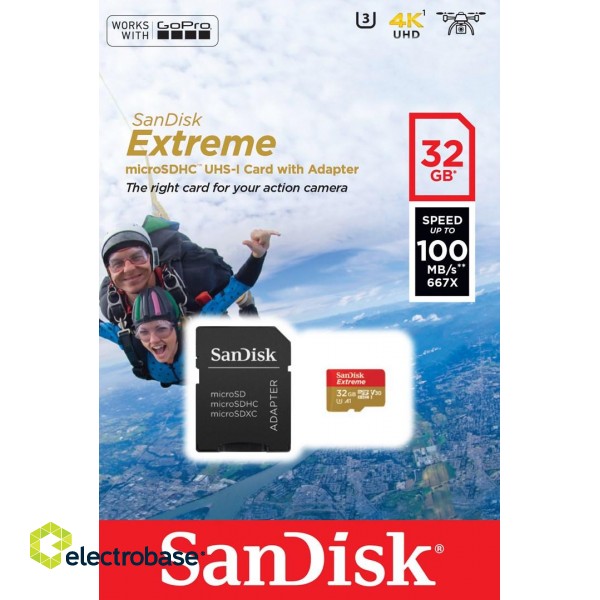 SanDisk Extreme 32 GB MicroSDHC UHS-I Class 10 фото 4