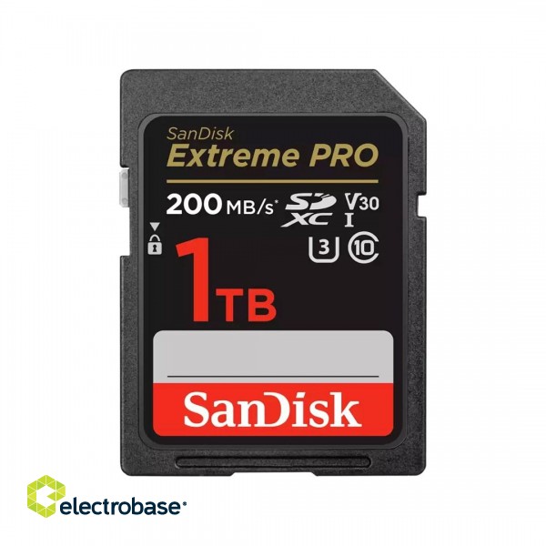 SanDisk Extreme PRO 1000 GB SDXC UHS-I Class 10 paveikslėlis 1