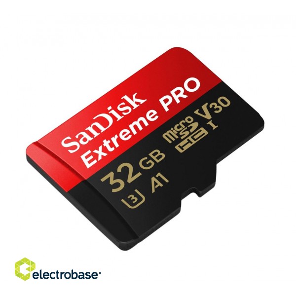 Sandisk Extreme Pro memory card 32 GB MicroSDHC Class 10 UHS-I image 2