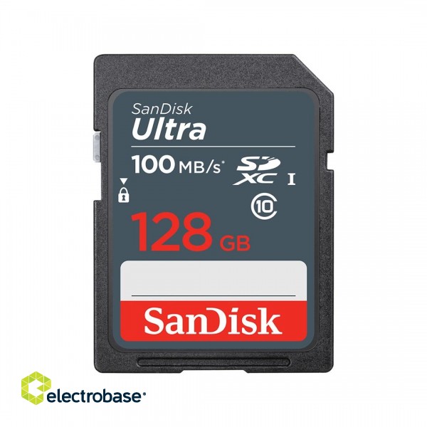 SanDisk Ultra memory card 128 GB SDXC UHS-I paveikslėlis 1