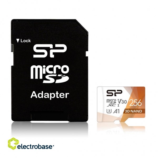 Silicon Power Superior Pro 256 GB MicroSDXC UHS-I Class 10 paveikslėlis 2
