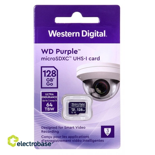 Western Digital WD Purple SC QD101 memory card 128 GB MicroSDXC Class 10 фото 2