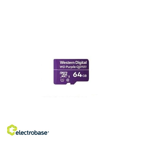 Western Digital WD Purple SC QD101 memory card 64 GB MicroSDXC Class 10 фото 1
