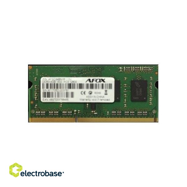 AFOX AFSD34BN1P memory module 4 GB 1 x 4 GB DDR3 1600 MHz paveikslėlis 4