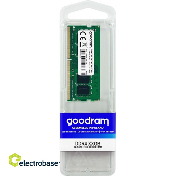 Goodram GR2666S464L19S/16G memory module 16 GB 1 x 16 GB DDR4 2666 MHz image 1