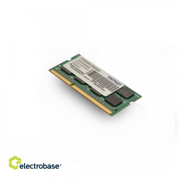 Patriot Memory 4GB PC3-12800 memory module 1 x 4 GB DDR3 1600 MHz фото 1