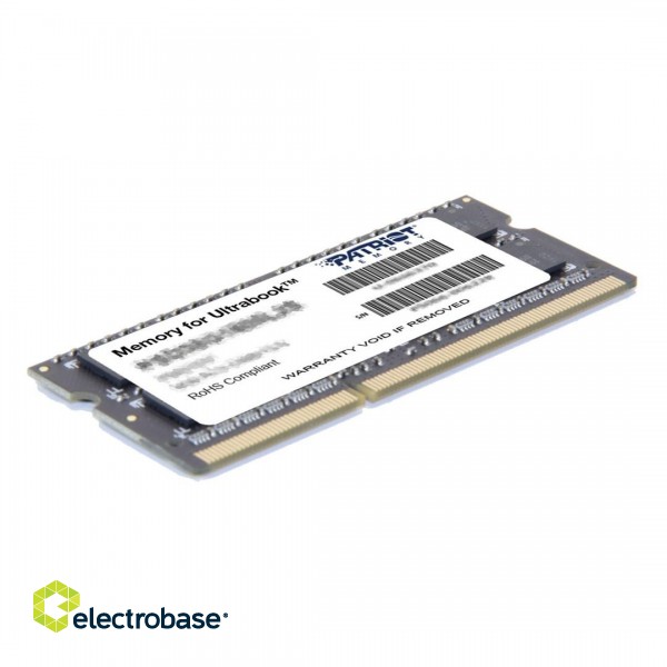 Patriot Memory 8GB DDR3 PC3-12800 (1600MHz) SODIMM memory module 1 x 8 GB фото 1