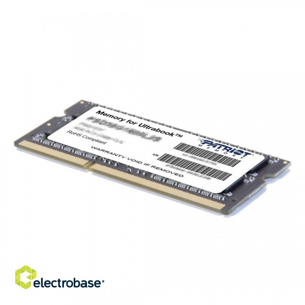 Patriot Memory 8GB DDR3 PC3-12800 (1600MHz) SODIMM memory module 1 x 8 GB image 3