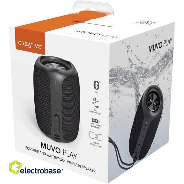 Creative Labs Creative MUVO Play Stereo portable speaker Black 10 W фото 4