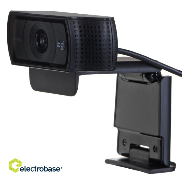 Logitech C920e HD 1080p webcam 1920 x 1080 pixels USB 3.2 Gen 1 (3.1 Gen 1) Black paveikslėlis 1