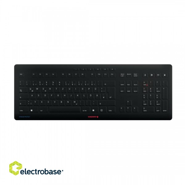 CHERRY Stream keyboard Universal RF Wireless + USB QWERTZ German Black image 2