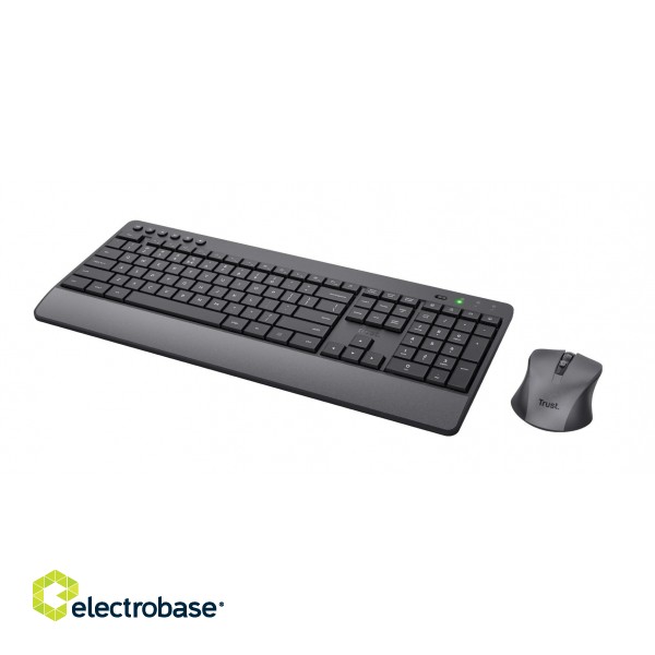Trust Trezo keyboard Mouse included Universal RF Wireless QWERTY US English Black image 5