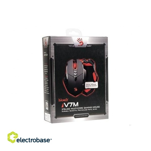 A4Tech Bloody V7m mouse USB Type-A V-Track 3200 DPI image 4