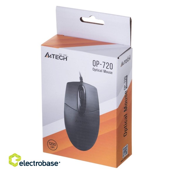 A4Tech OP-720 mouse USB Type-A Optical 800 DPI image 6