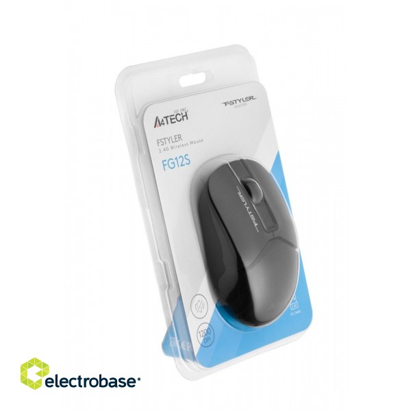 A4Tech wireless optical mouse FSTYLER FG12S RF 2,4GHz A4TMYS47120 image 3
