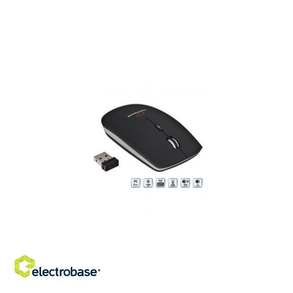 Esperanza EM120K mouse RF Wireless Optical 1600 DPI image 2