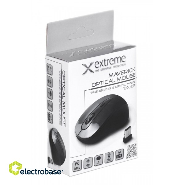 Extreme XM104K mouse USB Type-A Optical 1000 DPI On the right side image 5