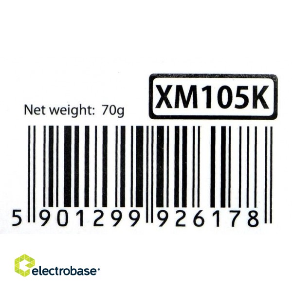 Extreme XM105K mouse Ambidextrous RF Wireless Optical 1000 DPI image 5