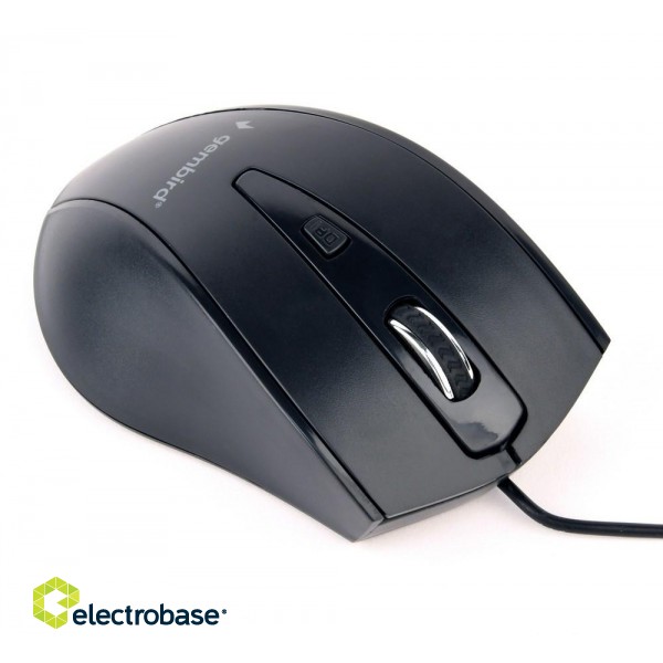 Gembird MUS-4B-02 mouse Right-hand USB Optical 1200 DPI фото 2