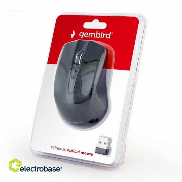 Gembird MUSW-4B-04 mouse Ambidextrous RF Wireless Optical 1600 DPI image 3