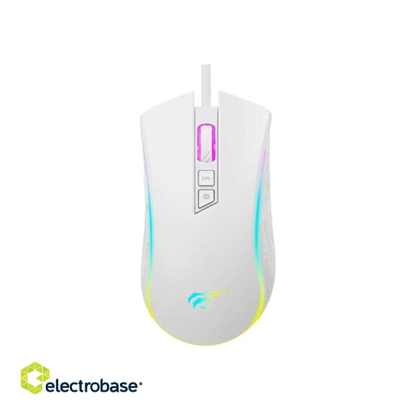 Havit MS1034 - gaming mouse, white image 1