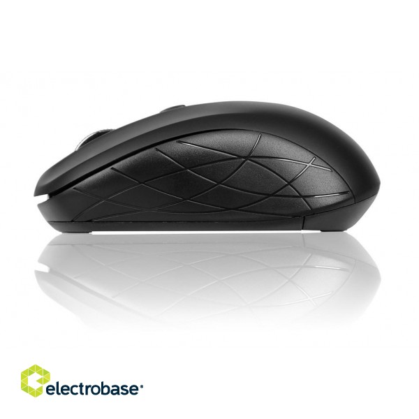 iBOX i009W Rosella wireless optical mouse, black paveikslėlis 2