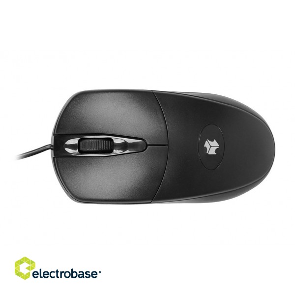 iBOX i010 Rook wired optical mouse, black paveikslėlis 7