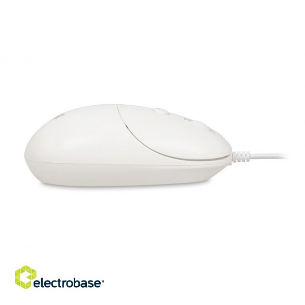 iBOX i011 Seagull wired optical mouse, white image 1