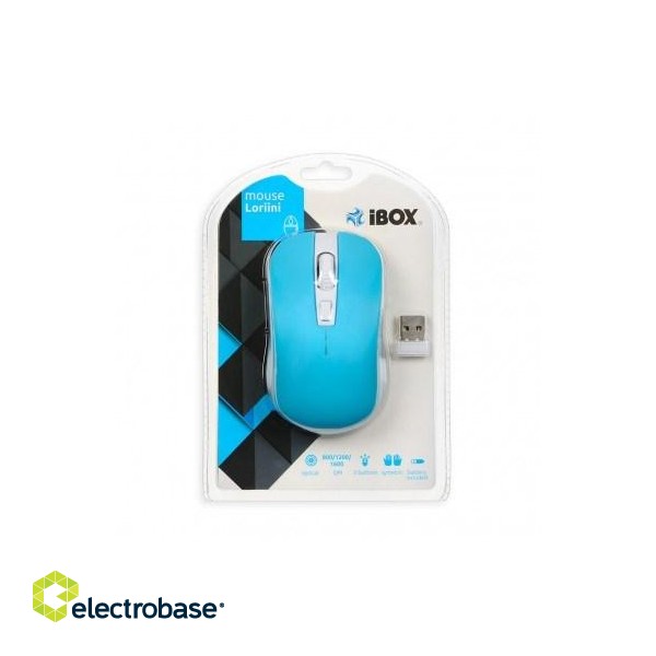 iBox LORIINI mouse Ambidextrous RF Wireless Optical 1600 DPI image 6