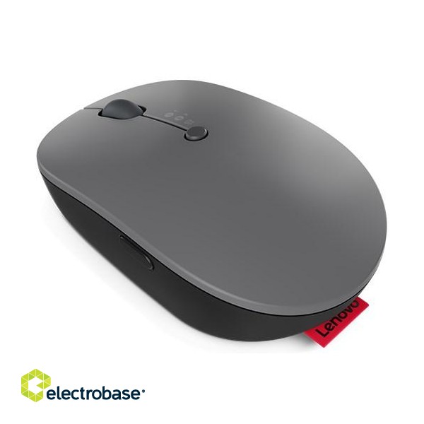 Lenovo Go Multi-Device mouse Ambidextrous RF Wireless + Bluetooth Optical 2400 DPI image 2