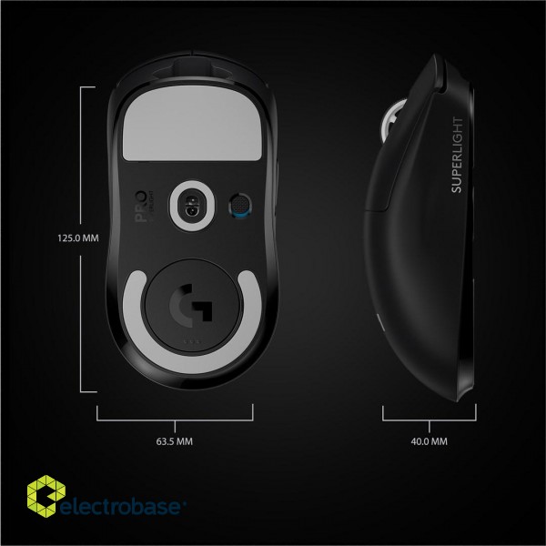 Logitech G PRO X SUPERLIGHT Wireless Gaming Mouse image 9