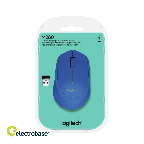 Logitech Wireless Mouse M280 фото 5