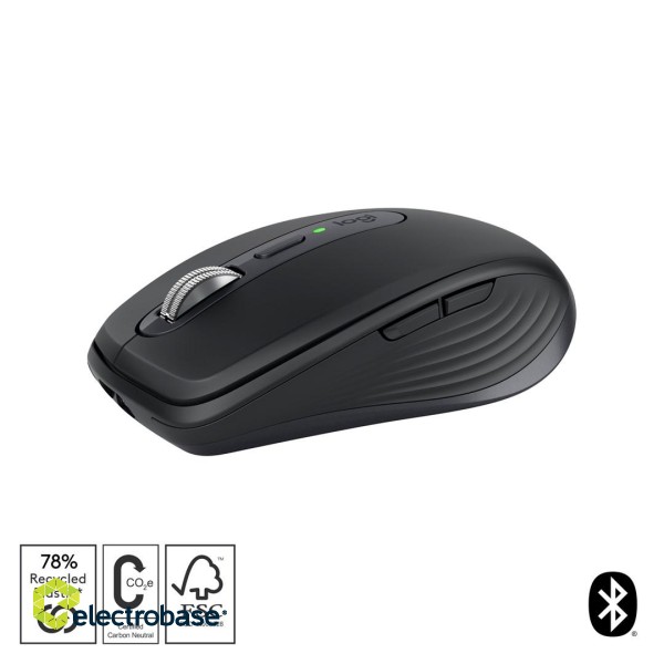 Logitech MX Anywhere 3S mouse Right-hand RF Wireless + Bluetooth Laser 8000 DPI image 7