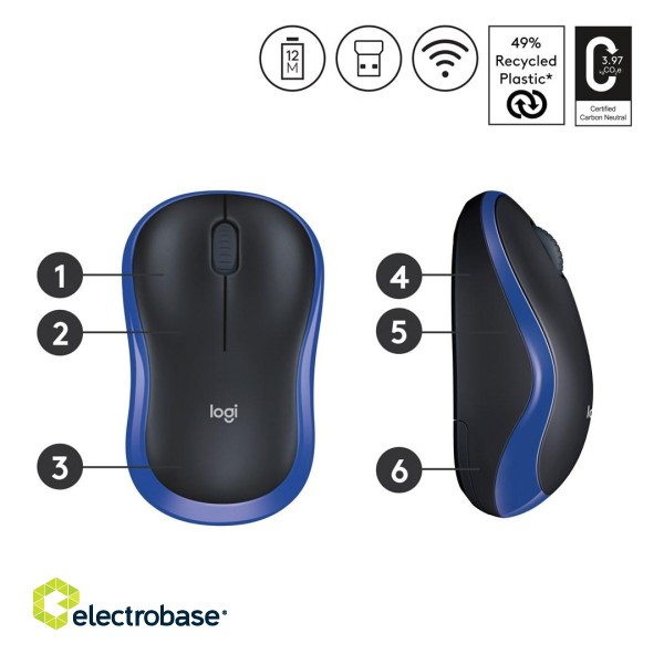 Logitech Wireless Mouse M185 image 6