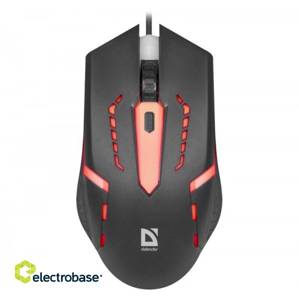 MOUSE DEFENDER FLASH MB-600L OPTIC LED 1200dpi 4P image 1