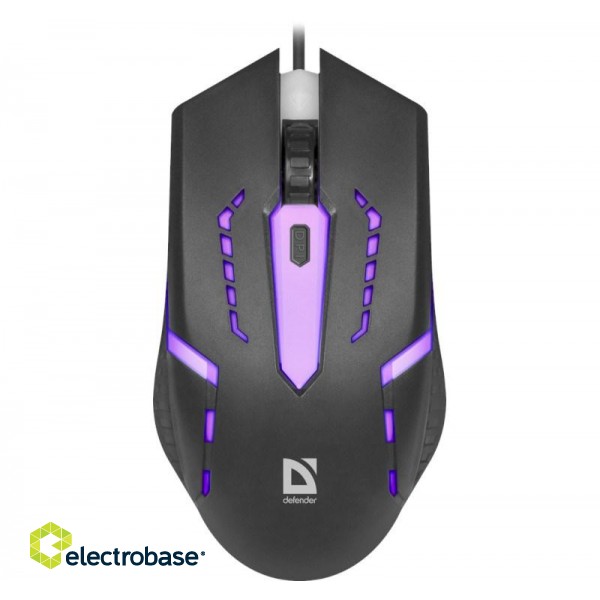 MOUSE DEFENDER FLASH MB-600L OPTIC LED 1200dpi 4P image 2