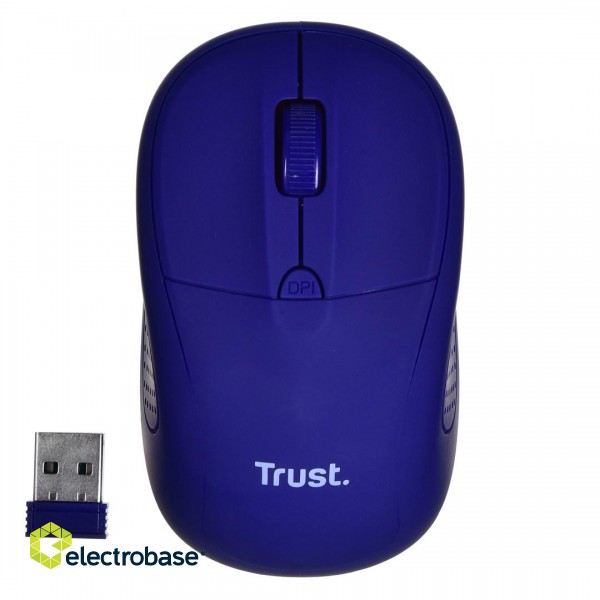 Trust Primo mouse Ambidextrous RF Wireless Optical 1600 DPI paveikslėlis 7